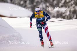 05.01.2021, Toblach, Italy (ITA): Julia Kern (USA) - FIS world cup cross-country, tour de ski, 10km women, Toblach (ITA). www.nordicfocus.com. © Vianney THIBAUT/NordicFocus. Every downloaded picture is fee-liable.