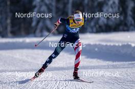05.01.2021, Toblach, Italy (ITA): Hailey Swirbul (USA) - FIS world cup cross-country, tour de ski, 10km women, Toblach (ITA). www.nordicfocus.com. © Vianney THIBAUT/NordicFocus. Every downloaded picture is fee-liable.