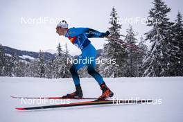 05.01.2021, Toblach, Italy (ITA): Jules Lapierre (FRA) - FIS world cup cross-country, tour de ski, 15km men, Toblach (ITA). www.nordicfocus.com. © Vianney THIBAUT/NordicFocus. Every downloaded picture is fee-liable.