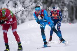 05.01.2021, Toblach, Italy (ITA): Jean Marc Gaillard (FRA), Federico Pellegrino (ITA), (l-r) - FIS world cup cross-country, tour de ski, 15km men, Toblach (ITA). www.nordicfocus.com. © Vianney THIBAUT/NordicFocus. Every downloaded picture is fee-liable.