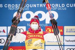 05.01.2021, Toblach, Italy (ITA): Alexander Bolshunov (RUS) - FIS world cup cross-country, tour de ski, 15km men, Toblach (ITA). www.nordicfocus.com. © Modica/NordicFocus. Every downloaded picture is fee-liable.