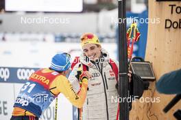 05.01.2021, Toblach, Italy (ITA): Janosch Brugger (GER), Lucas Boegl (GER), (l-r)  - FIS world cup cross-country, tour de ski, 15km men, Toblach (ITA). www.nordicfocus.com. © Modica/NordicFocus. Every downloaded picture is fee-liable.