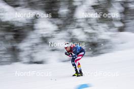 06.01.2021, Toblach, Italy (ITA): Kevin Bolger (USA) - FIS world cup cross-country, tour de ski, pursuit men, Toblach (ITA). www.nordicfocus.com. © Modica/NordicFocus. Every downloaded picture is fee-liable.
