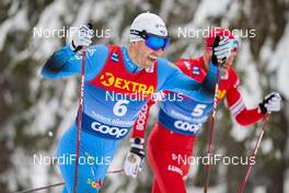 06.01.2021, Toblach, Italy (ITA): Maurice Manificat (FRA) - FIS world cup cross-country, tour de ski, pursuit men, Toblach (ITA). www.nordicfocus.com. © Modica/NordicFocus. Every downloaded picture is fee-liable.