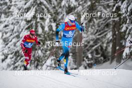 06.01.2021, Toblach, Italy (ITA): Maurice Manificat (FRA) - FIS world cup cross-country, tour de ski, pursuit men, Toblach (ITA). www.nordicfocus.com. © Modica/NordicFocus. Every downloaded picture is fee-liable.
