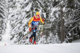 06.01.2021, Toblach, Italy (ITA): Janosch Brugger (GER) - FIS world cup cross-country, tour de ski, pursuit men, Toblach (ITA). www.nordicfocus.com. © Modica/NordicFocus. Every downloaded picture is fee-liable.