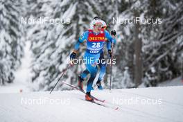 06.01.2021, Toblach, Italy (ITA): Jules Lapierre (FRA) - FIS world cup cross-country, tour de ski, pursuit men, Toblach (ITA). www.nordicfocus.com. © Modica/NordicFocus. Every downloaded picture is fee-liable.