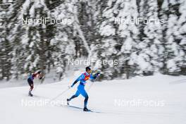 06.01.2021, Toblach, Italy (ITA): Richard Jouve (FRA) - FIS world cup cross-country, tour de ski, pursuit men, Toblach (ITA). www.nordicfocus.com. © Modica/NordicFocus. Every downloaded picture is fee-liable.