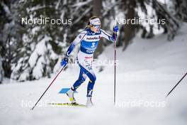 06.01.2021, Toblach, Italy (ITA): Ebba Andersson (SWE) - FIS world cup cross-country, tour de ski, pursuit women, Toblach (ITA). www.nordicfocus.com. © Modica/NordicFocus. Every downloaded picture is fee-liable.