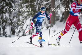 06.01.2021, Toblach, Italy (ITA): Hailey Swirbul (USA) - FIS world cup cross-country, tour de ski, pursuit women, Toblach (ITA). www.nordicfocus.com. © Modica/NordicFocus. Every downloaded picture is fee-liable.