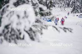 06.01.2021, Toblach, Italy (ITA): Ebba Andersson (SWE), Yulia Stupak (RUS), (l-r)  - FIS world cup cross-country, tour de ski, pursuit women, Toblach (ITA). www.nordicfocus.com. © Modica/NordicFocus. Every downloaded picture is fee-liable.
