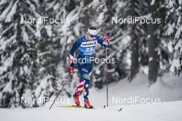 06.01.2021, Toblach, Italy (ITA): Julia Kern (USA) - FIS world cup cross-country, tour de ski, pursuit women, Toblach (ITA). www.nordicfocus.com. © Modica/NordicFocus. Every downloaded picture is fee-liable.