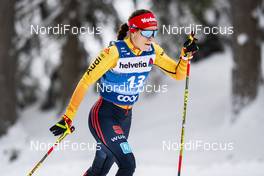06.01.2021, Toblach, Italy (ITA): Katharina Hennig (GER) - FIS world cup cross-country, tour de ski, pursuit women, Toblach (ITA). www.nordicfocus.com. © Modica/NordicFocus. Every downloaded picture is fee-liable.