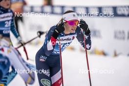 06.01.2021, Toblach, Italy (ITA): Katharine Ogden (USA) - FIS world cup cross-country, tour de ski, pursuit women, Toblach (ITA). www.nordicfocus.com. © Vianney THIBAUT/NordicFocus. Every downloaded picture is fee-liable.