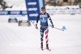 06.01.2021, Toblach, Italy (ITA): Rosie Brennan (USA) - FIS world cup cross-country, tour de ski, pursuit women, Toblach (ITA). www.nordicfocus.com. © Vianney THIBAUT/NordicFocus. Every downloaded picture is fee-liable.