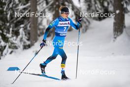 06.01.2021, Toblach, Italy (ITA): Delphine Claudel (FRA) - FIS world cup cross-country, tour de ski, pursuit women, Toblach (ITA). www.nordicfocus.com. © Modica/NordicFocus. Every downloaded picture is fee-liable.