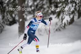 06.01.2021, Toblach, Italy (ITA): Patricija Eiduka (LAT) - FIS world cup cross-country, tour de ski, pursuit women, Toblach (ITA). www.nordicfocus.com. © Modica/NordicFocus. Every downloaded picture is fee-liable.