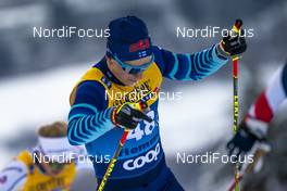 10.01.2021, Val di Fiemme, Italy (ITA): Juho Mikkonen (FIN) - FIS world cup cross-country, tour de ski, final climb men, Val di Fiemme (ITA). www.nordicfocus.com. © Vianney THIBAUT/NordicFocus. Every downloaded picture is fee-liable.