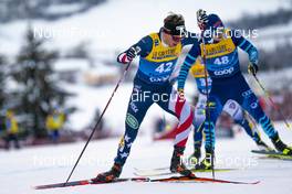 10.01.2021, Val di Fiemme, Italy (ITA): Scott Patterson (USA) - FIS world cup cross-country, tour de ski, final climb men, Val di Fiemme (ITA). www.nordicfocus.com. © Vianney THIBAUT/NordicFocus. Every downloaded picture is fee-liable.