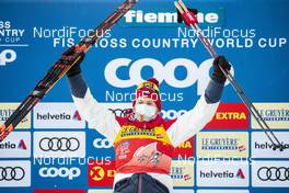 10.01.2021, Val di Fiemme, Italy (ITA): Alexander Bolshunov (RUS) - FIS world cup cross-country, tour de ski, final climb men, Val di Fiemme (ITA). www.nordicfocus.com. © Modica/NordicFocus. Every downloaded picture is fee-liable.