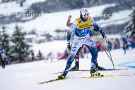 10.01.2021, Val di Fiemme, Italy (ITA): William Poromaa (SWE) - FIS world cup cross-country, tour de ski, final climb men, Val di Fiemme (ITA). www.nordicfocus.com. © Vianney THIBAUT/NordicFocus. Every downloaded picture is fee-liable.