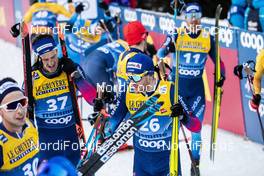 10.01.2021, Val di Fiemme, Italy (ITA): Candide Pralong (SUI), Roman Furger (SUI), (l-r)  - FIS world cup cross-country, tour de ski, final climb men, Val di Fiemme (ITA). www.nordicfocus.com. © Modica/NordicFocus. Every downloaded picture is fee-liable.