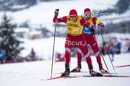 10.01.2021, Val di Fiemme, Italy (ITA): Alexander Bolshunov (RUS) - FIS world cup cross-country, tour de ski, final climb men, Val di Fiemme (ITA). www.nordicfocus.com. © Vianney THIBAUT/NordicFocus. Every downloaded picture is fee-liable.