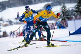 10.01.2021, Val di Fiemme, Italy (ITA): Jonas Dobler (GER) - FIS world cup cross-country, tour de ski, final climb men, Val di Fiemme (ITA). www.nordicfocus.com. © Vianney THIBAUT/NordicFocus. Every downloaded picture is fee-liable.