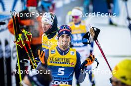 10.01.2021, Val di Fiemme, Italy (ITA): Federico Pellegrino (ITA) - FIS world cup cross-country, tour de ski, final climb men, Val di Fiemme (ITA). www.nordicfocus.com. © Modica/NordicFocus. Every downloaded picture is fee-liable.