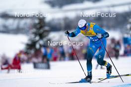 10.01.2021, Val di Fiemme, Italy (ITA): Maurice Manificat (FRA) - FIS world cup cross-country, tour de ski, final climb men, Val di Fiemme (ITA). www.nordicfocus.com. © Vianney THIBAUT/NordicFocus. Every downloaded picture is fee-liable.
