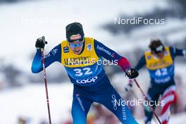 10.01.2021, Val di Fiemme, Italy (ITA): Beda Klee (SUI) - FIS world cup cross-country, tour de ski, final climb men, Val di Fiemme (ITA). www.nordicfocus.com. © Vianney THIBAUT/NordicFocus. Every downloaded picture is fee-liable.
