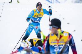 10.01.2021, Val di Fiemme, Italy (ITA): Richard Jouve (FRA) - FIS world cup cross-country, tour de ski, final climb men, Val di Fiemme (ITA). www.nordicfocus.com. © Modica/NordicFocus. Every downloaded picture is fee-liable.