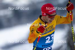 10.01.2021, Val di Fiemme, Italy (ITA): Florian Notz (GER) - FIS world cup cross-country, tour de ski, final climb men, Val di Fiemme (ITA). www.nordicfocus.com. © Vianney THIBAUT/NordicFocus. Every downloaded picture is fee-liable.