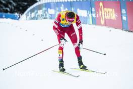 10.01.2021, Val di Fiemme, Italy (ITA): Denis Spitsov (RUS) - FIS world cup cross-country, tour de ski, final climb men, Val di Fiemme (ITA). www.nordicfocus.com. © Modica/NordicFocus. Every downloaded picture is fee-liable.
