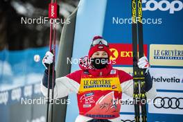 10.01.2021, Val di Fiemme, Italy (ITA): Gleb Retivykh (RUS) - FIS world cup cross-country, tour de ski, final climb men, Val di Fiemme (ITA). www.nordicfocus.com. © Modica/NordicFocus. Every downloaded picture is fee-liable.