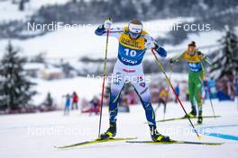 10.01.2021, Val di Fiemme, Italy (ITA): Oskar Svensson (SWE) - FIS world cup cross-country, tour de ski, final climb men, Val di Fiemme (ITA). www.nordicfocus.com. © Vianney THIBAUT/NordicFocus. Every downloaded picture is fee-liable.