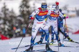 10.01.2021, Val di Fiemme, Italy (ITA): Maja Dahlqvist (SWE) - FIS world cup cross-country, tour de ski, final climb women, Val di Fiemme (ITA). www.nordicfocus.com. © Vianney THIBAUT/NordicFocus. Every downloaded picture is fee-liable.