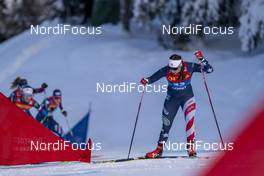 10.01.2021, Val di Fiemme, Italy (ITA): Julia Kern (USA) - FIS world cup cross-country, tour de ski, final climb women, Val di Fiemme (ITA). www.nordicfocus.com. © Vianney THIBAUT/NordicFocus. Every downloaded picture is fee-liable.