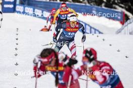 10.01.2021, Val di Fiemme, Italy (ITA): Rosie Brennan (USA) - FIS world cup cross-country, tour de ski, final climb women, Val di Fiemme (ITA). www.nordicfocus.com. © Modica/NordicFocus. Every downloaded picture is fee-liable.