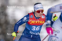 10.01.2021, Val di Fiemme, Italy (ITA): Martina Di Centa (ITA) - FIS world cup cross-country, tour de ski, final climb women, Val di Fiemme (ITA). www.nordicfocus.com. © Vianney THIBAUT/NordicFocus. Every downloaded picture is fee-liable.