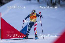 10.01.2021, Val di Fiemme, Italy (ITA): Jessie Diggins (USA) - FIS world cup cross-country, tour de ski, final climb women, Val di Fiemme (ITA). www.nordicfocus.com. © Vianney THIBAUT/NordicFocus. Every downloaded picture is fee-liable.