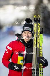 10.01.2021, Val di Fiemme, Italy (ITA): Teresa Stadlober (AUT) - FIS world cup cross-country, tour de ski, final climb women, Val di Fiemme (ITA). www.nordicfocus.com. © Modica/NordicFocus. Every downloaded picture is fee-liable.