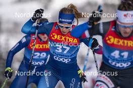 10.01.2021, Val di Fiemme, Italy (ITA): Laurien Van Der Graaff (SUI) - FIS world cup cross-country, tour de ski, final climb women, Val di Fiemme (ITA). www.nordicfocus.com. © Vianney THIBAUT/NordicFocus. Every downloaded picture is fee-liable.