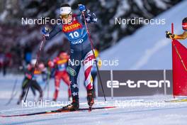 10.01.2021, Val di Fiemme, Italy (ITA): Rosie Brennan (USA) - FIS world cup cross-country, tour de ski, final climb women, Val di Fiemme (ITA). www.nordicfocus.com. © Vianney THIBAUT/NordicFocus. Every downloaded picture is fee-liable.