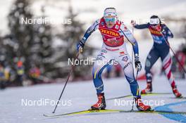 10.01.2021, Val di Fiemme, Italy (ITA): Linn Svahn (SWE) - FIS world cup cross-country, tour de ski, final climb women, Val di Fiemme (ITA). www.nordicfocus.com. © Vianney THIBAUT/NordicFocus. Every downloaded picture is fee-liable.