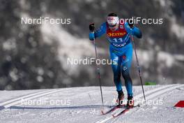 09.01.2021, Val di Fiemme, Italy (ITA): Adrien Backscheider (FRA) - FIS world cup cross-country, tour de ski, individual sprint, Val di Fiemme (ITA). www.nordicfocus.com. © Vianney THIBAUT/NordicFocus. Every downloaded picture is fee-liable.