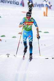 09.01.2021, Val di Fiemme, Italy (ITA): Hugo Lapalus (FRA) - FIS world cup cross-country, tour de ski, individual sprint, Val di Fiemme (ITA). www.nordicfocus.com. © Modica/NordicFocus. Every downloaded picture is fee-liable.