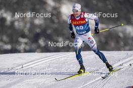 09.01.2021, Val di Fiemme, Italy (ITA): Bjoern Sandstroem (SWE) - FIS world cup cross-country, tour de ski, individual sprint, Val di Fiemme (ITA). www.nordicfocus.com. © Vianney THIBAUT/NordicFocus. Every downloaded picture is fee-liable.