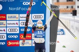 09.01.2021, Val di Fiemme, Italy (ITA): Emma Ribom (SWE) - FIS world cup cross-country, tour de ski, individual sprint, Val di Fiemme (ITA). www.nordicfocus.com. © Modica/NordicFocus. Every downloaded picture is fee-liable.