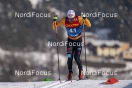 09.01.2021, Val di Fiemme, Italy (ITA): Thomas Bing (GER) - FIS world cup cross-country, tour de ski, individual sprint, Val di Fiemme (ITA). www.nordicfocus.com. © Vianney THIBAUT/NordicFocus. Every downloaded picture is fee-liable.
